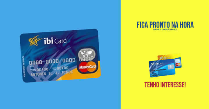 cartão de crédito IbiCard Nacional